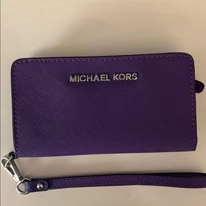 Michael Kors wallet with smartphone and ID holder